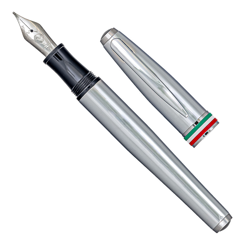 Monteverde Aldo Domani Italia Mirror Chrome Fountain Pen – coloradopen