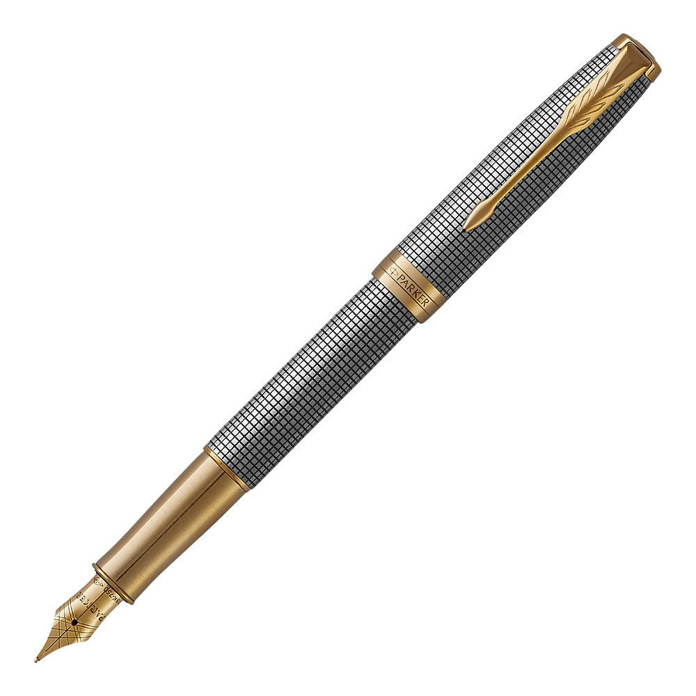Parker Sonnet Sterling Fountain Pen Cisele