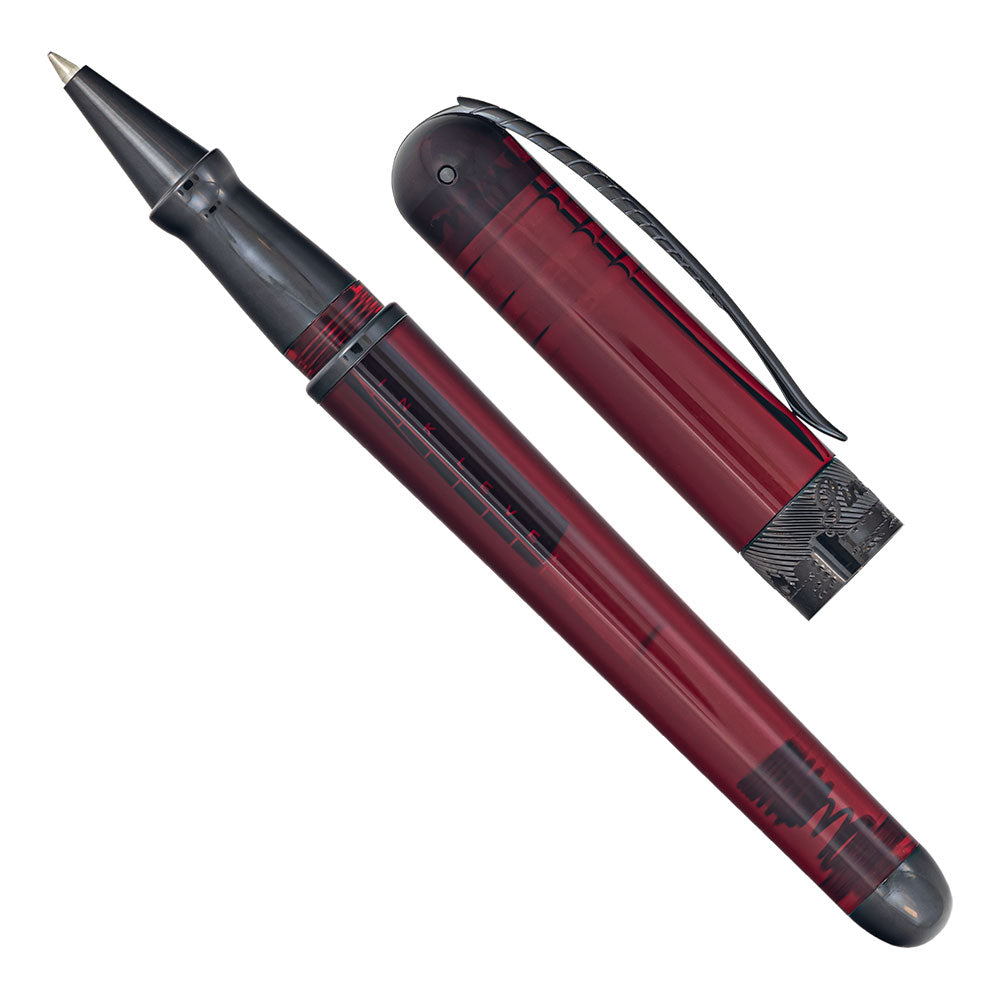 Pineider Avatar UR Demonstrator Black Trim Red Wine Rollerball