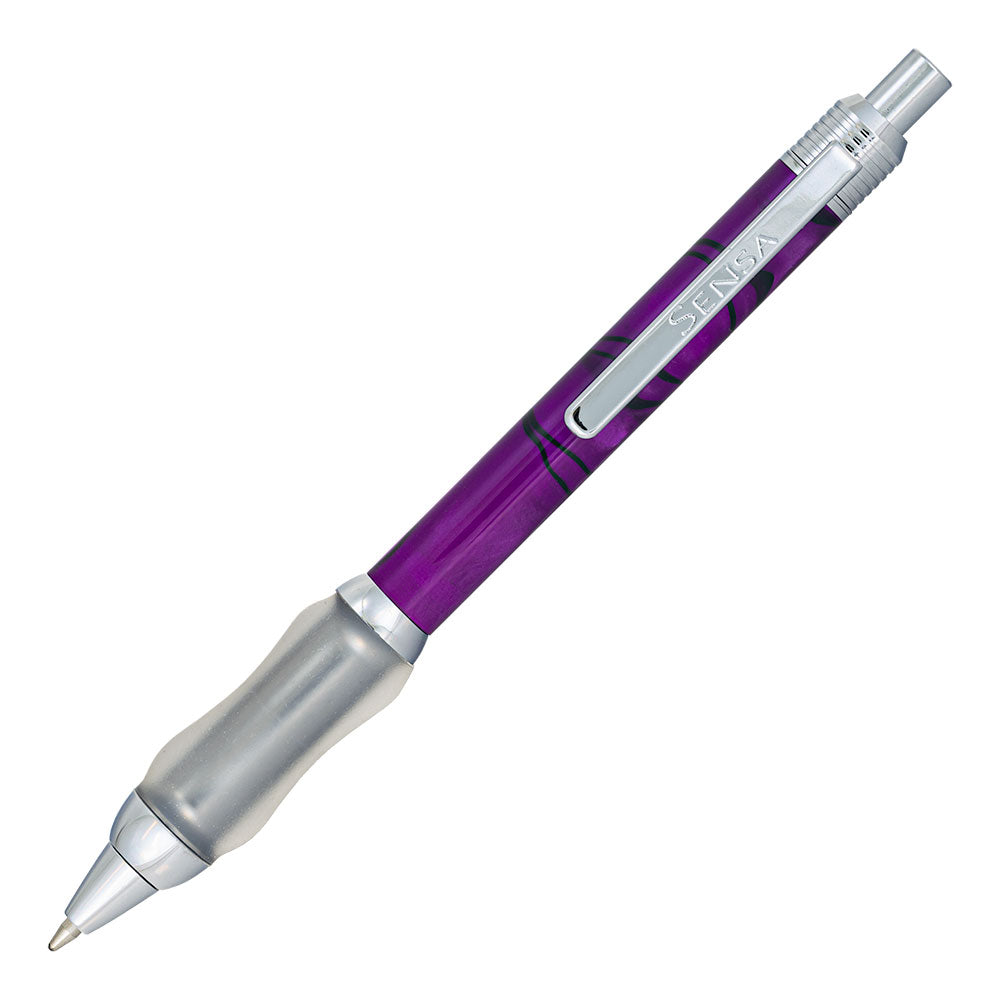 Sensa Click Acrylic Purple Amethyst Pearl