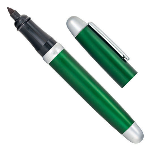 Sherpa Pen Cover Green Aluminum with Satin Trim