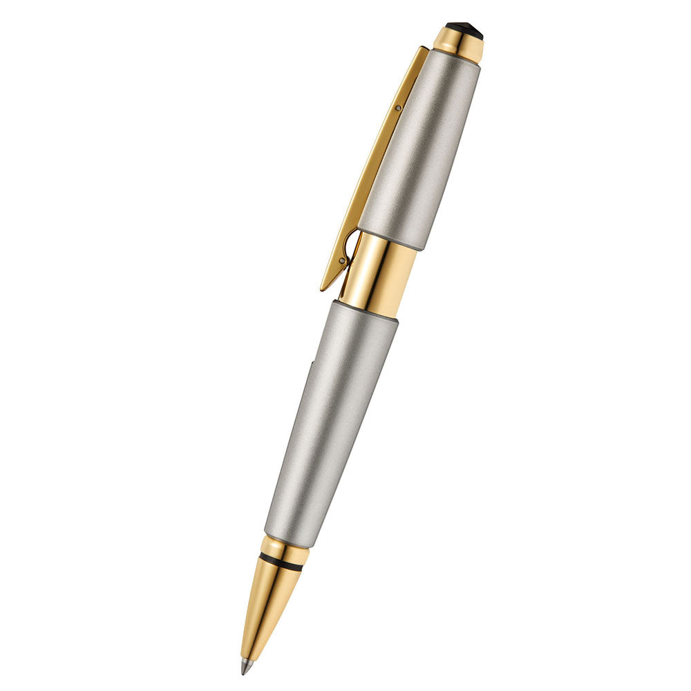 Cross Edge Rollerball Titanium Gold PVD Trim