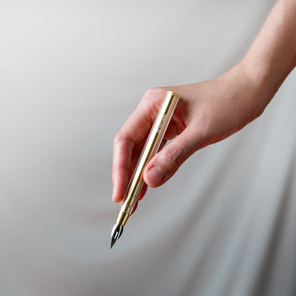 YSTUDIO Glamour Evolve Elemental Dip Pen Brass Gold