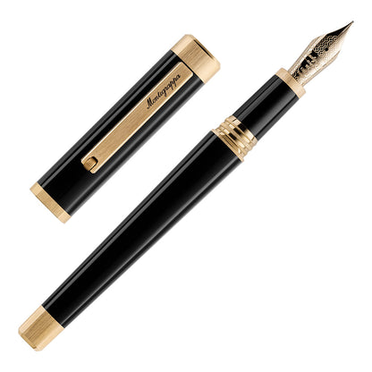 Montegrappa Quattro Gold Trim Fountain Pen