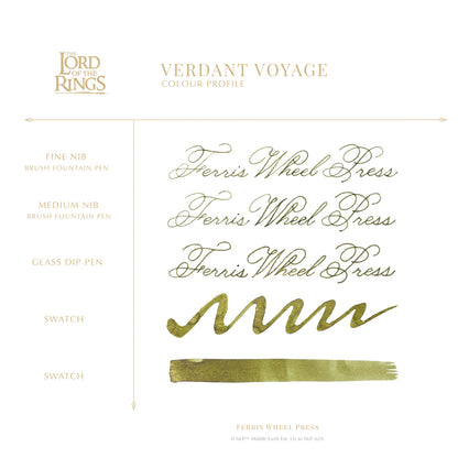 Ferris Wheel Press x LOTR - Verdant Voyage - 28ml Ink