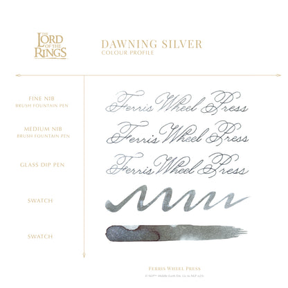 Ferris Wheel Press x LOTR - Dawning Silver - 28ml Ink