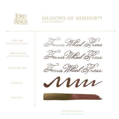 Ferris Wheel Press x LOTR - Shadow of Mordor - 28ml Ink