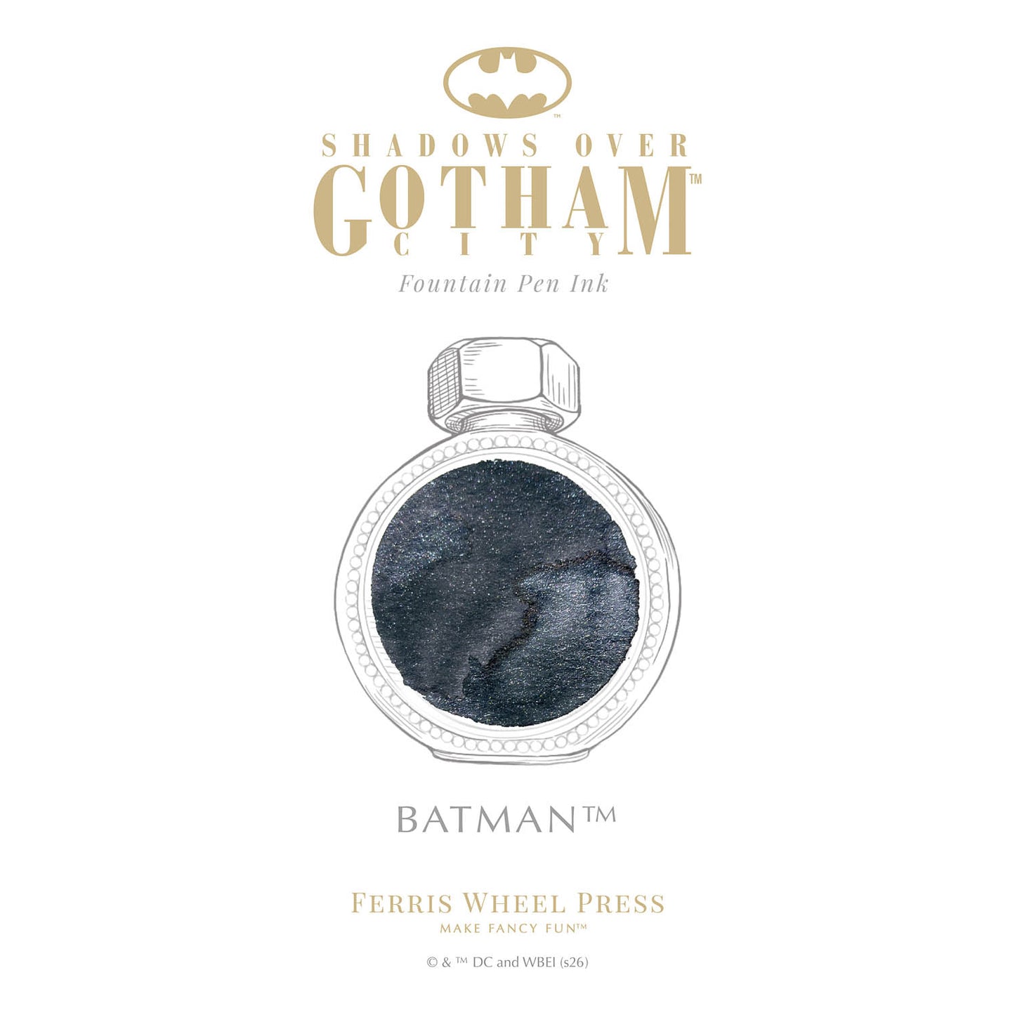Ferris Wheel Press Batman Signature 38ml Ink Bottle