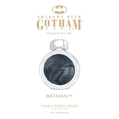 Ferris Wheel Press Limited Edition Batman -Bat Signal 38ml Ink Bottle