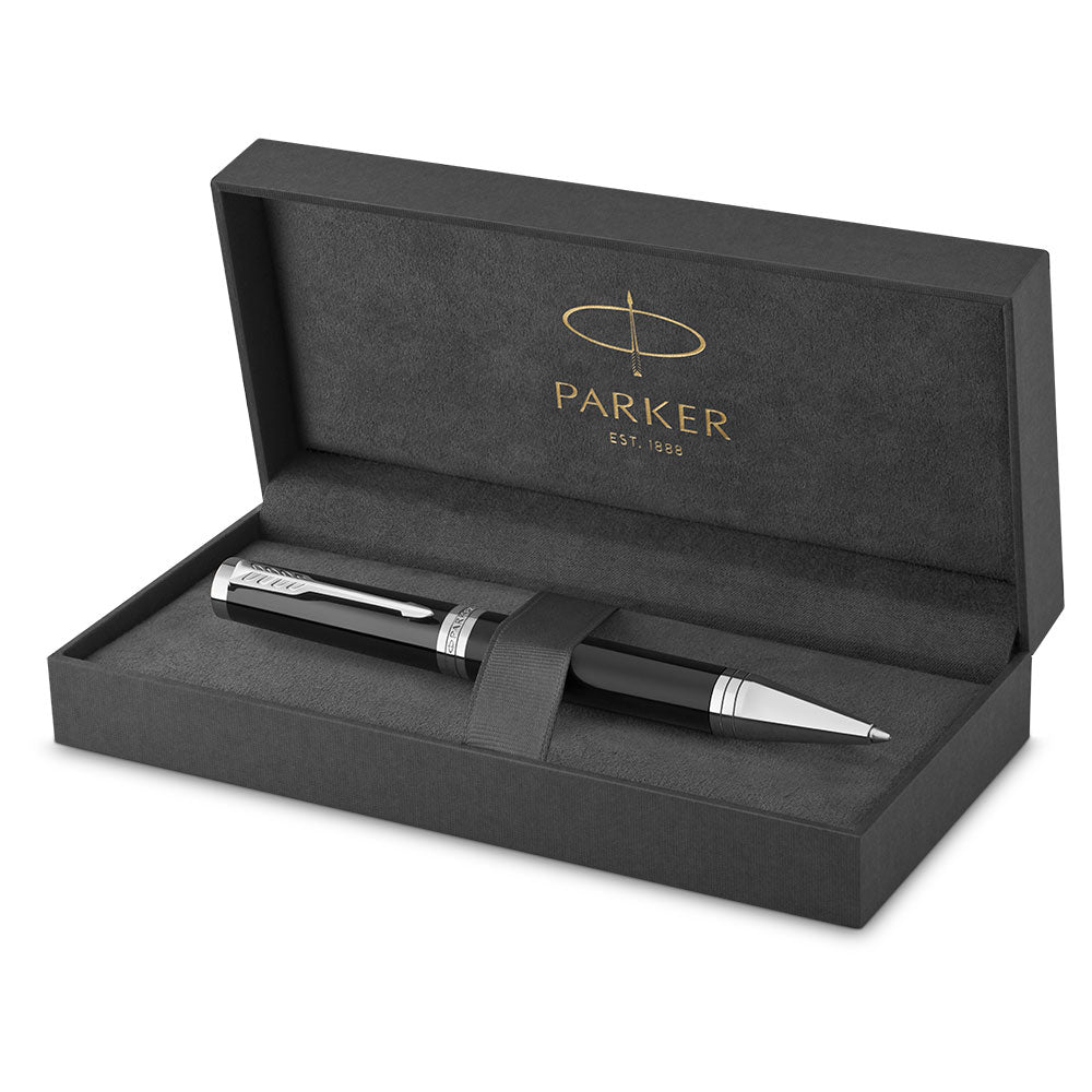 Parker Ingenuity Ballpoint Black Chrome Trim