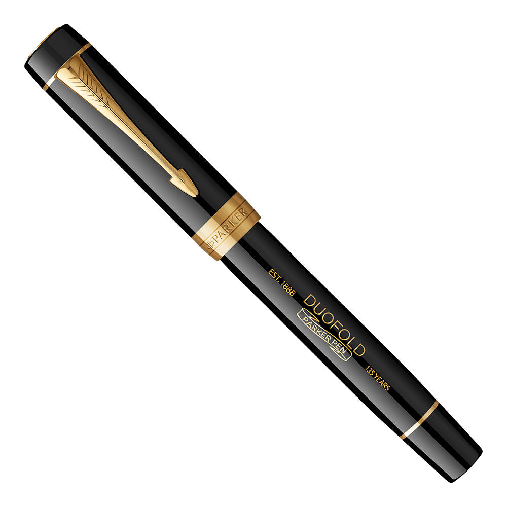 Parker Duofold 135th Anniversary Centennial Fountain Pen Gold Trim