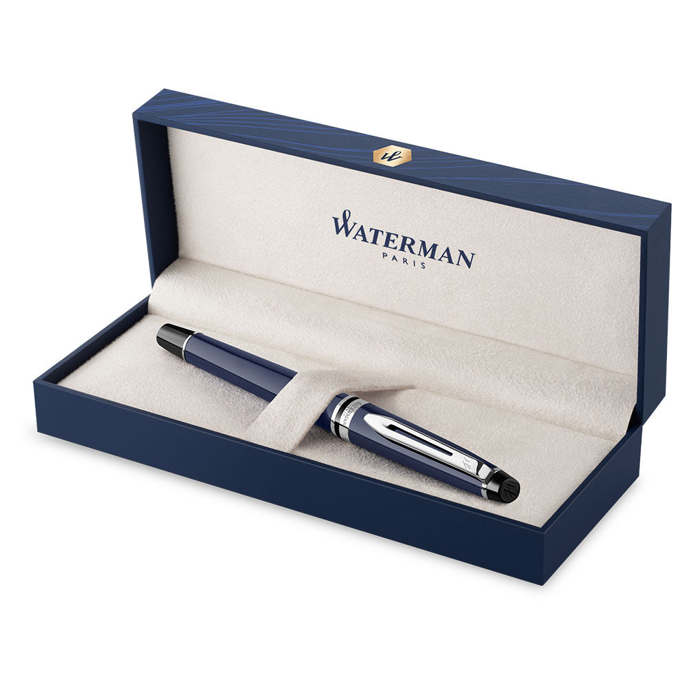 Waterman Expert Core Blue  Fountain Pen Medium Nib