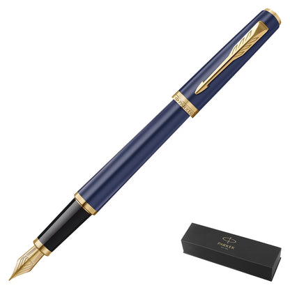 Parker Meridian Blue Fountain Pen Fine Nib