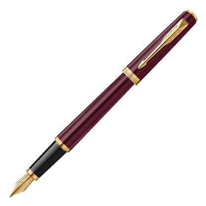 Parker Meridian Red Fountain Pen Fine Nib
