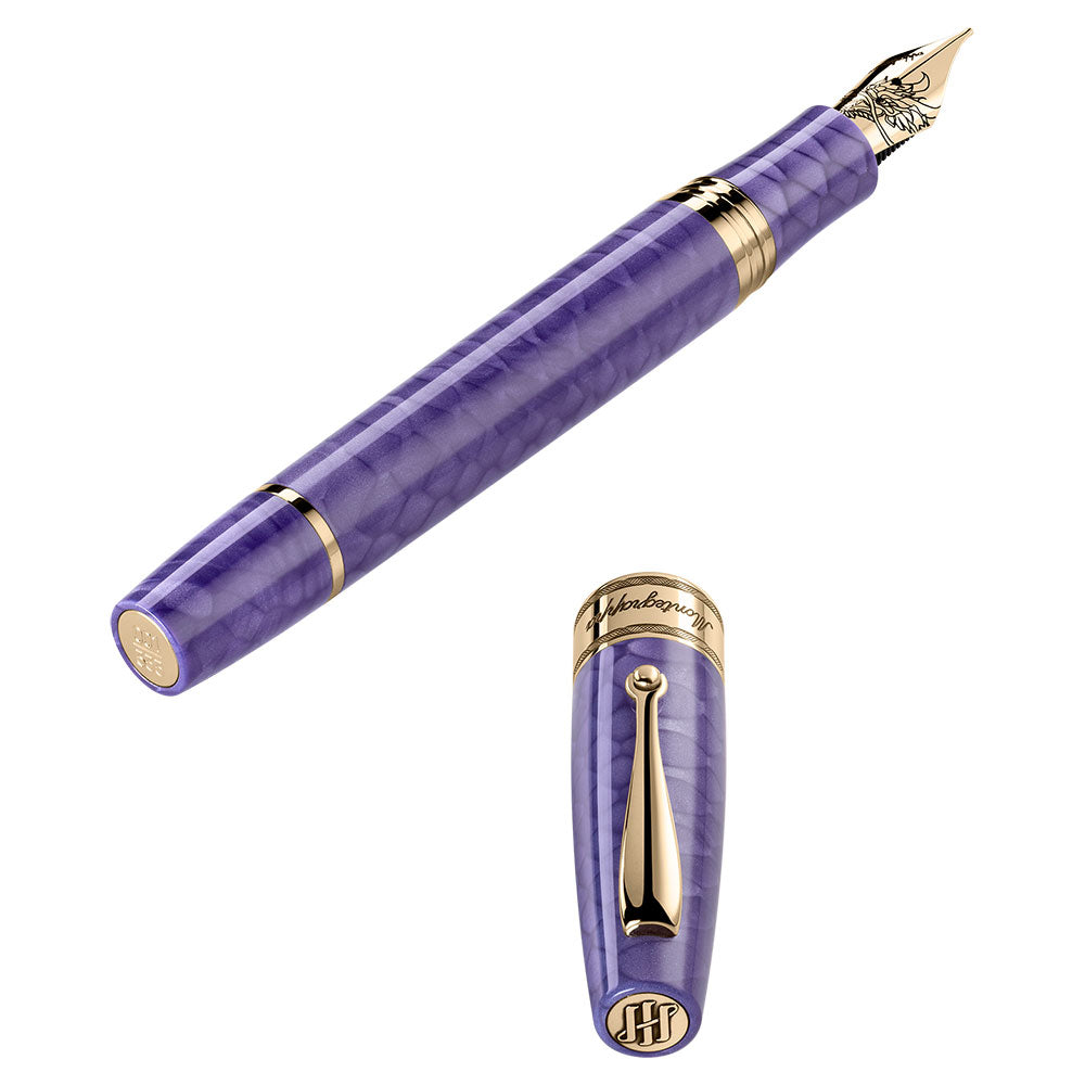 Montegrappa Extra LE  Regal Year of the Dragon Royal Purple Fountain Pen