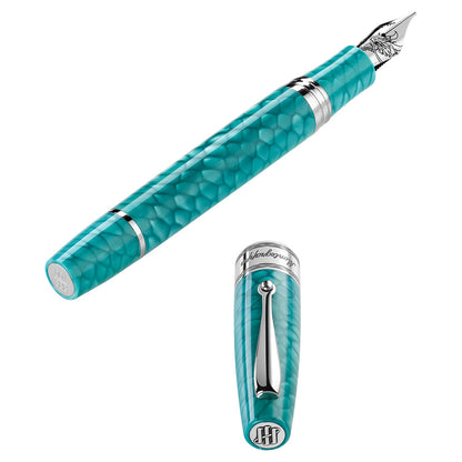 Montegrappa Extra LE Regal Year of the Dragon Deluxe Laguna Blue Fountain Pen