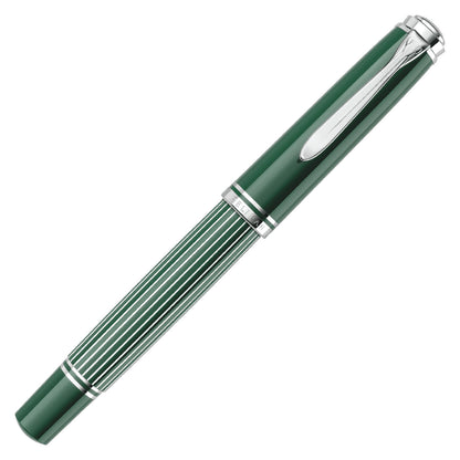Pelikan M815 Metal Striped Green Fountain Pen