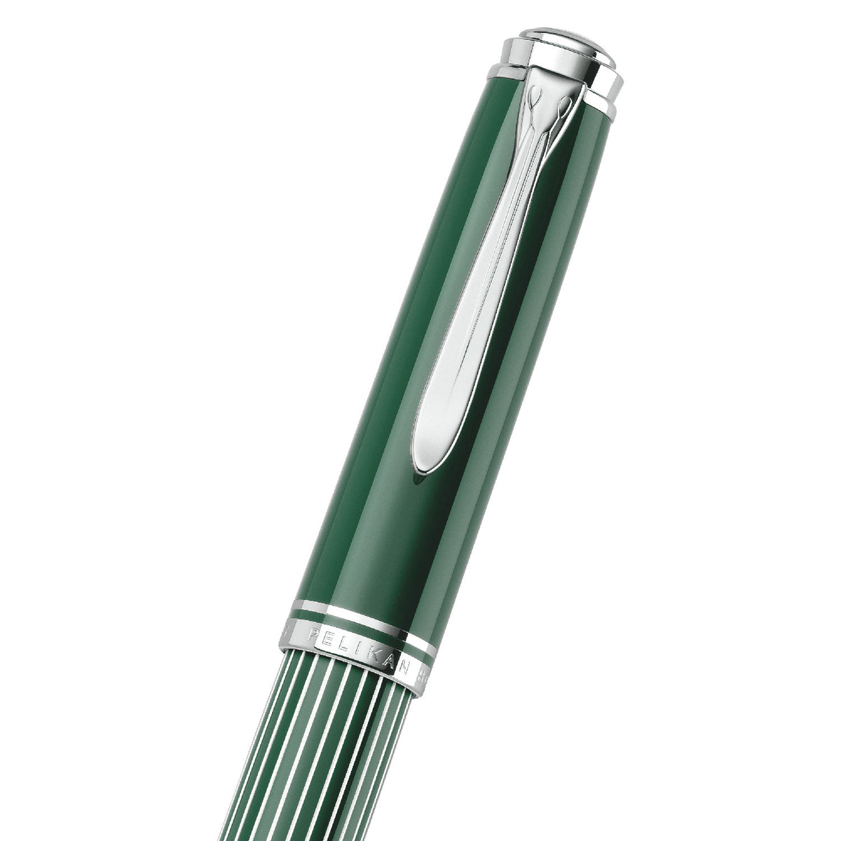Pelikan M815 Metal Striped Green Fountain Pen