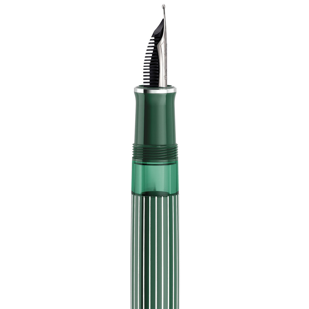 Pelikan M815 Metal Striped Green Fountain Pen