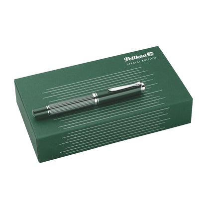 Pelikan M815 Metal Striped Green Fountain Pen