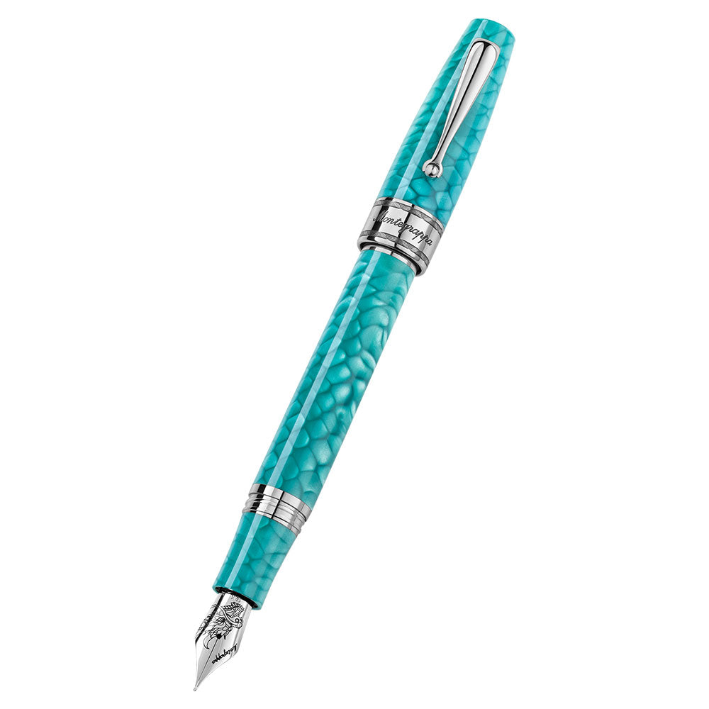 Montegrappa Extra LE Regal Year of the Dragon Deluxe Laguna Blue Fountain Pen