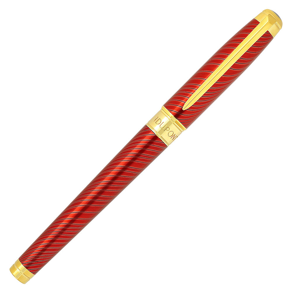 ST Dupont Line D Horse Mane Rollerball Red + Gold