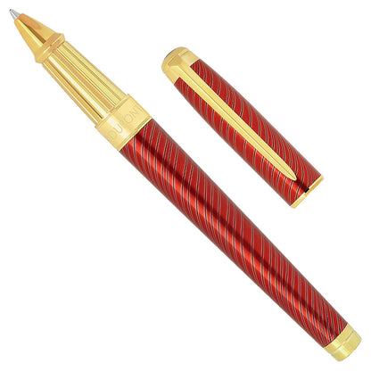 ST Dupont Line D Horse Mane Rollerball Red + Gold