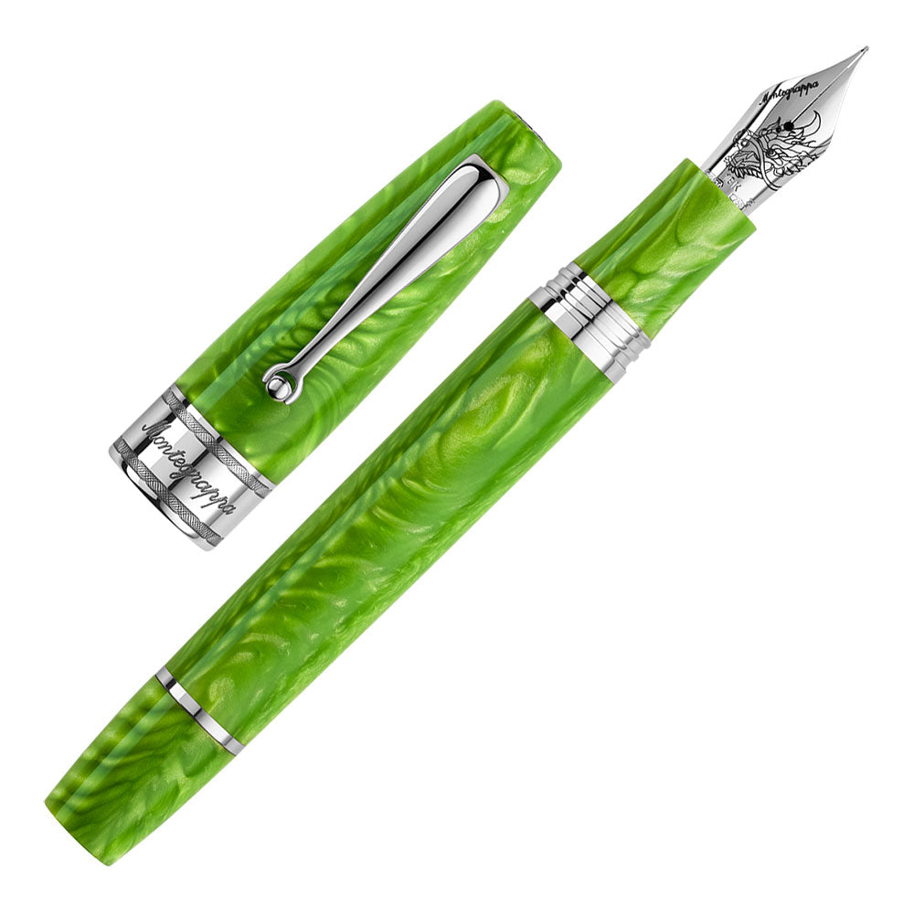 Montegrappa Extra LE Regal Year of the Dragon Deluxe Mamba Green Fountain Pen