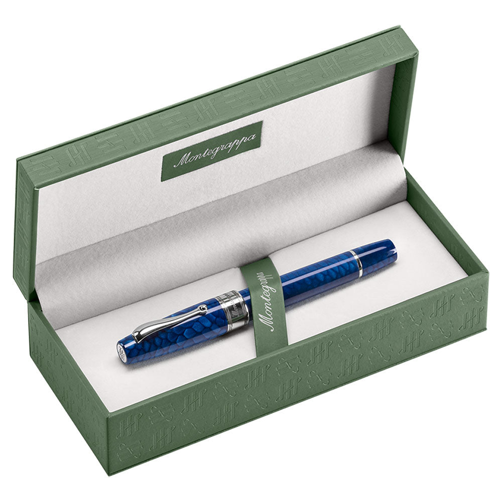 Montegrappa Extra LE Regal Year of the Dragon Deluxe Indigo Blue Fountain Pen