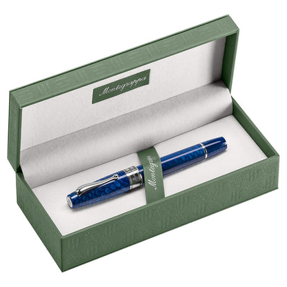 Montegrappa Extra LE Regal Year of the Dragon Deluxe Indigo Blue Fountain Pen