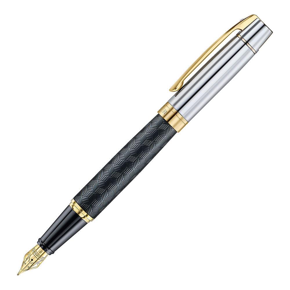 Sheaffer 300 Engraved Metal Fountain Pen