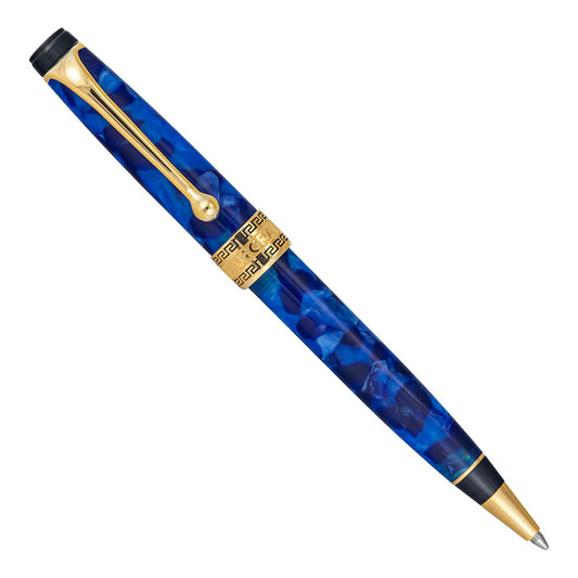 Aurora Optima Ballpoint Blue Gold Trim