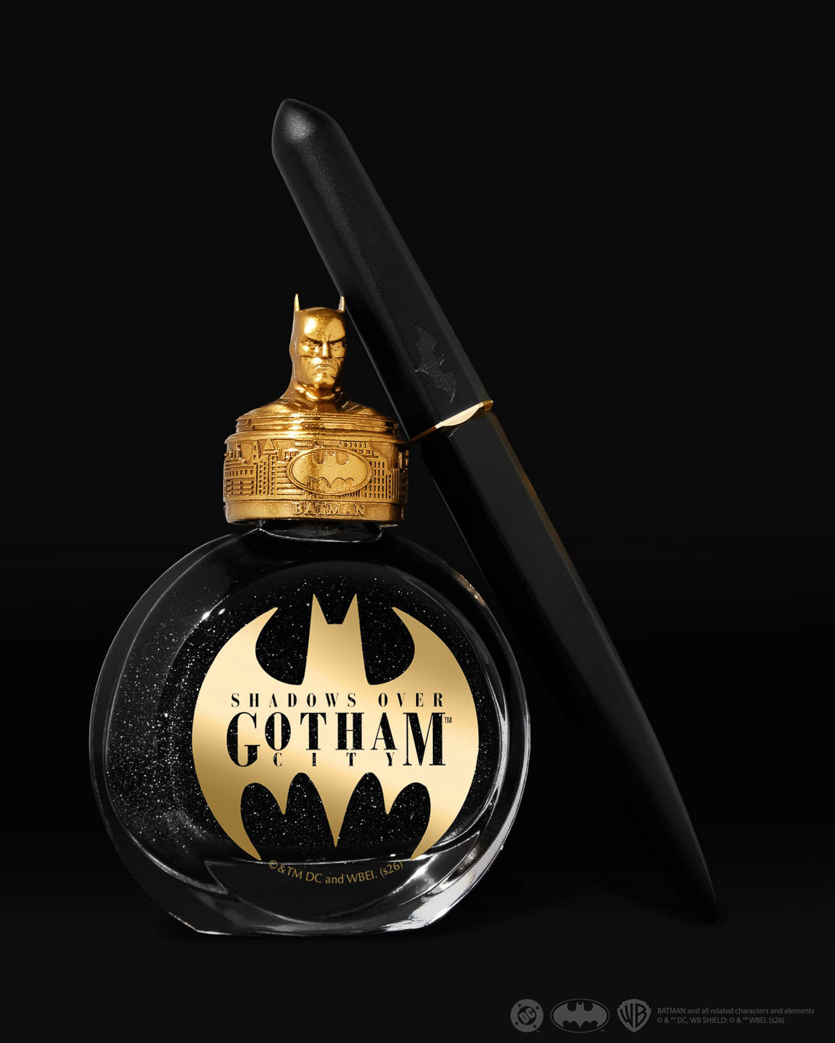 Ferris Wheel Press Limited Edition Marquise Batman Fountain Pen + 38ml Ink Set