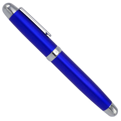 Sherpa Pen Cover Aluminum Blue with Chrome Trim