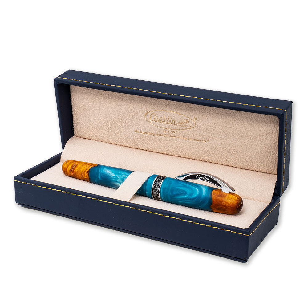 Conklin Spectra Fusion Blue Fountain Pen