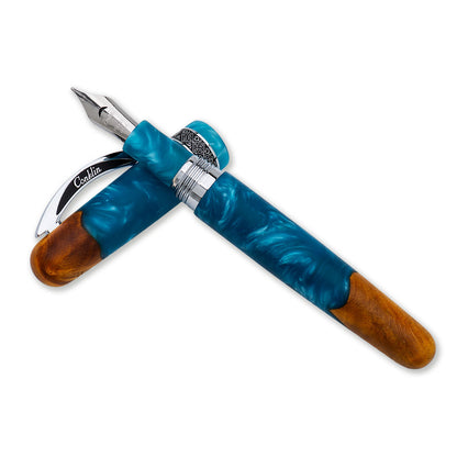 Conklin Spectra Fusion Blue Fountain Pen