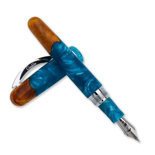 Conklin Spectra Fusion Blue Fountain Pen