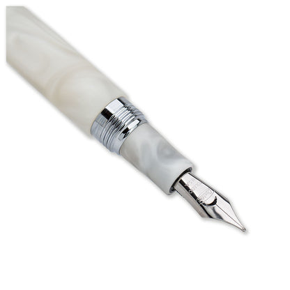 Conklin Spectra Fusion White Fountain Pen