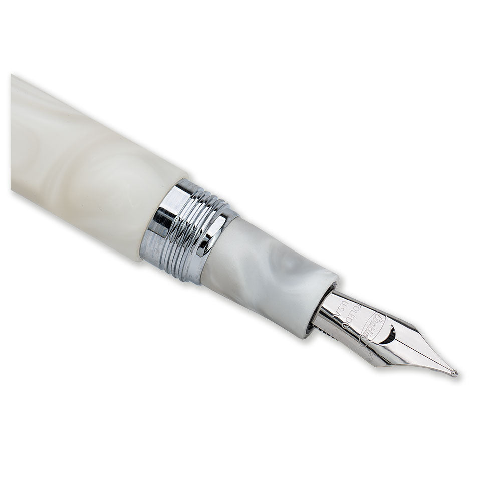 Conklin Spectra Fusion White Fountain Pen