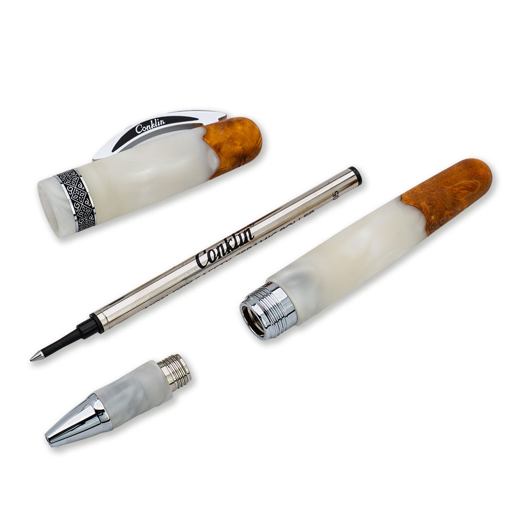 Conklin Spectra Fusion Rollerball White