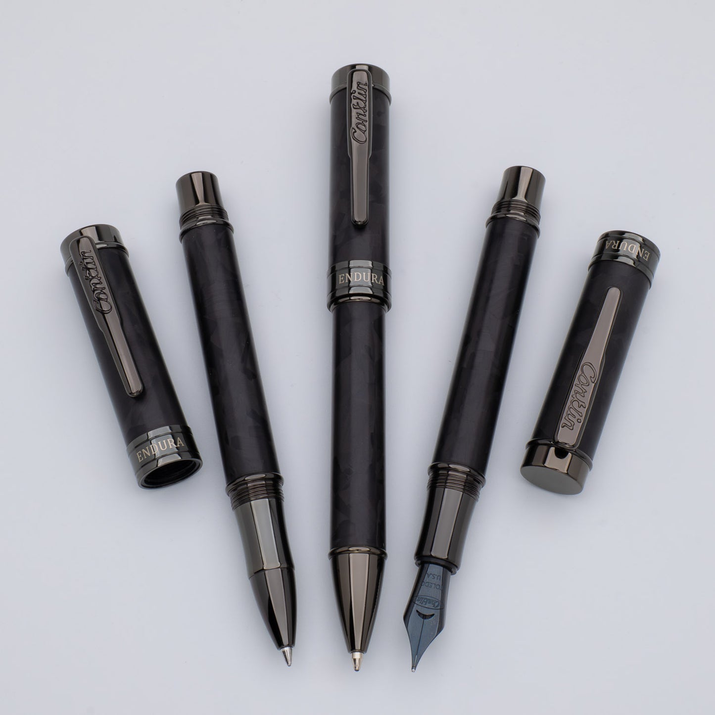 Conklin Endura Forged Carbon Fiber Fountain Pen