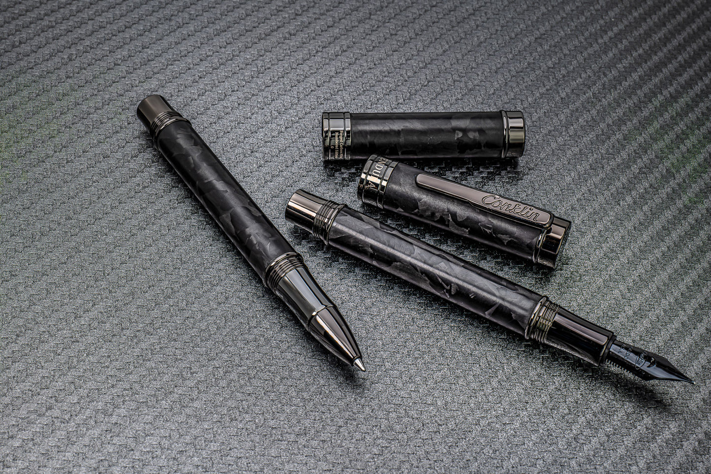 Conklin Endura Rollerball Forged Carbon Fiber