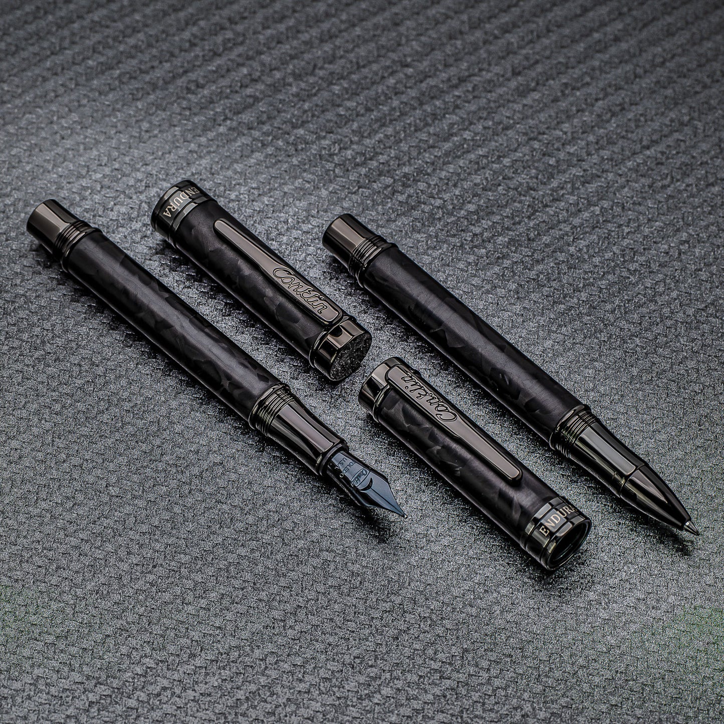 Conklin Endura Rollerball Forged Carbon Fiber