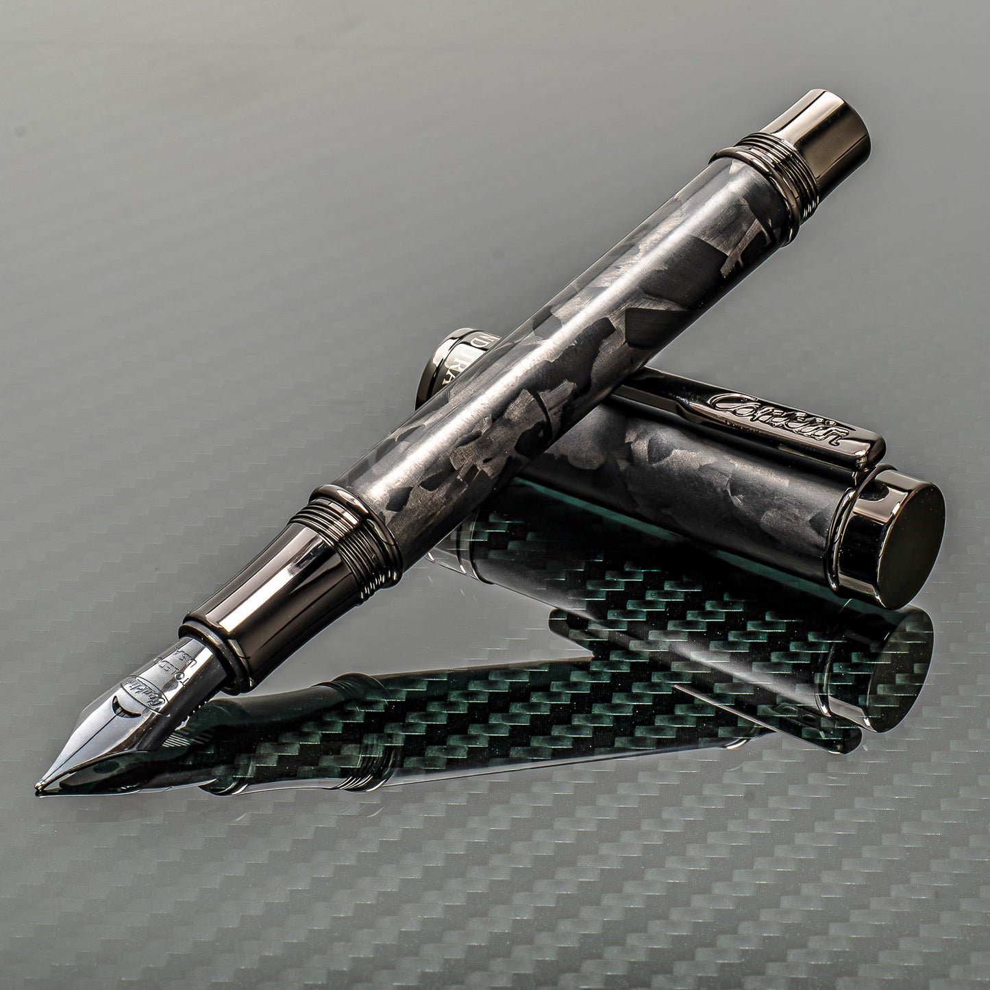 Conklin Endura Forged Carbon Fiber Fountain Pen
