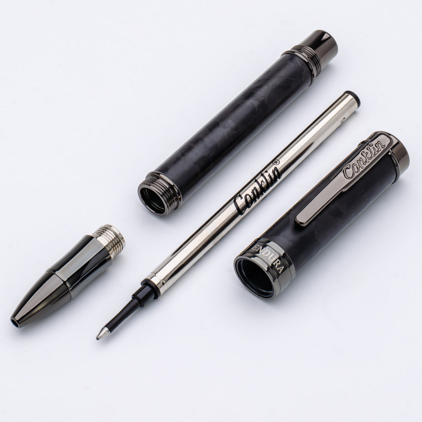 Conklin Endura Rollerball Forged Carbon Fiber