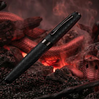 Diplomat Cobra Matte Black Fountain Pen