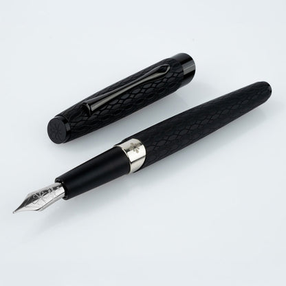 Diplomat Cobra Matte Black Fountain Pen