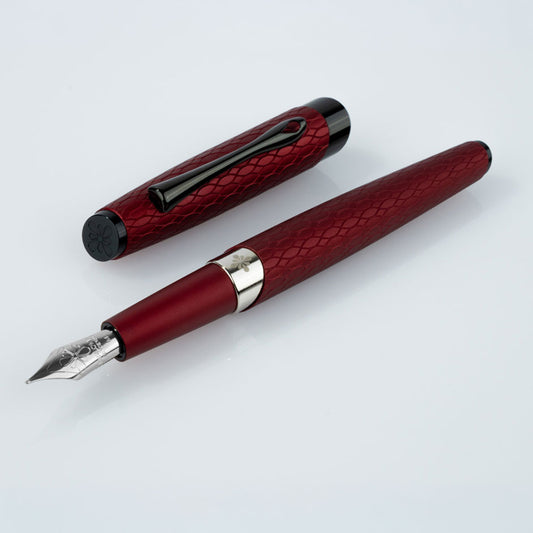 Diplomat Cobra Burgundy Red Fountain Pen