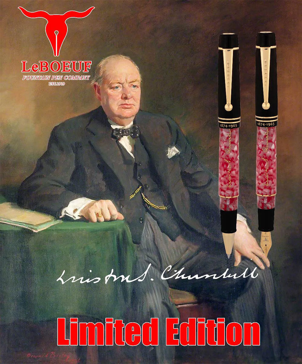 LeBOEUF Limited Edition Icon Churchill Fountain Pen