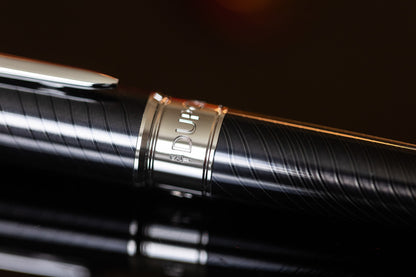 ST Dupont Line D Horse Mane Black + Palladium Fountain Pen